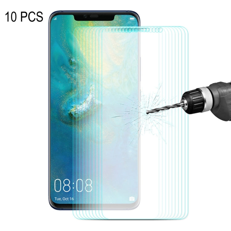 10 PCS ENKAY Hat-prince 0.26mm 9H  2.5D Curved Edge Tempered Glass Film for Huawei Mate 20 Pro