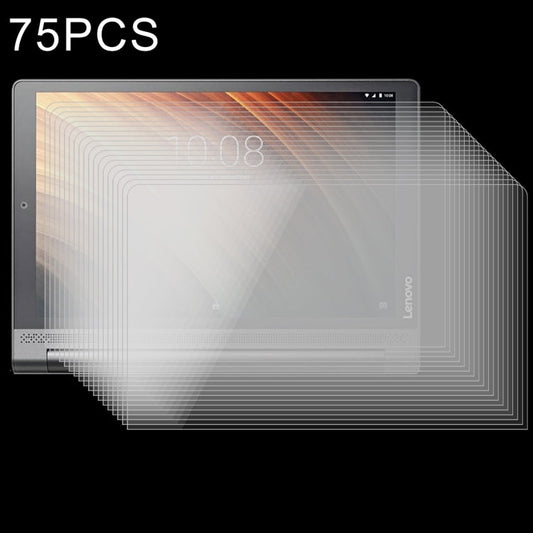 75 PCS for Lenovo YOGA Tab3 Plus 10.1 inch 9H Surface Hardness Tempered Glass Screen Protector