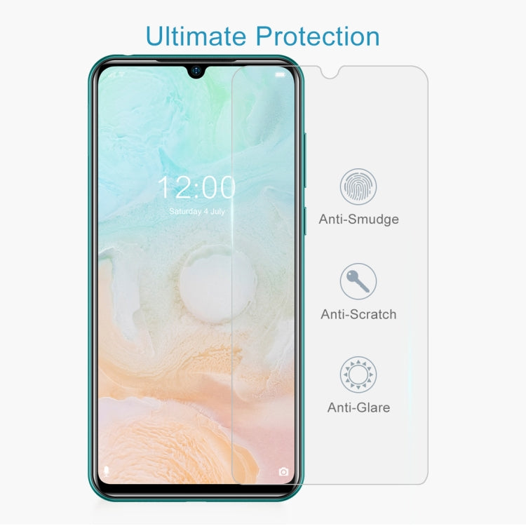 10 PCS For Doogee N20 Pro 0.26mm 9H 2.5D Tempered Glass Film