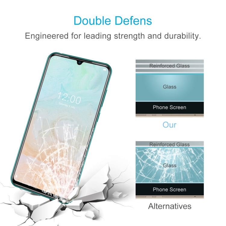 10 PCS For Doogee N20 Pro 0.26mm 9H 2.5D Tempered Glass Film