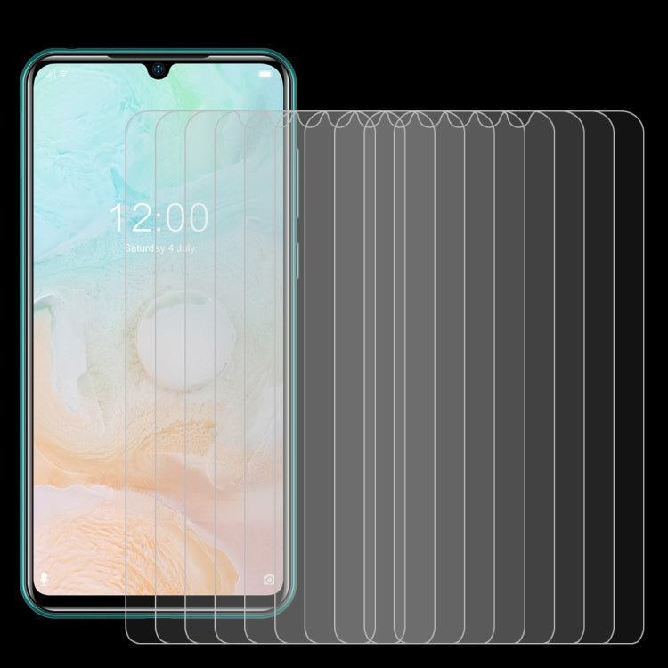 10 PCS For Doogee N20 Pro 0.26mm 9H 2.5D Tempered Glass Film