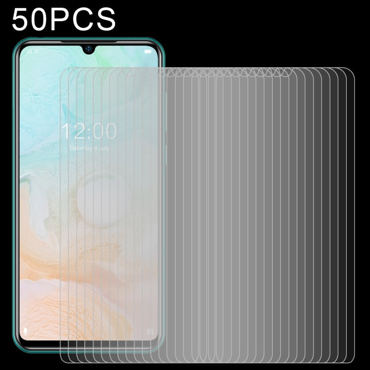 50 PCS For Doogee N20 Pro 0.26mm 9H 2.5D Tempered Glass Film My Store