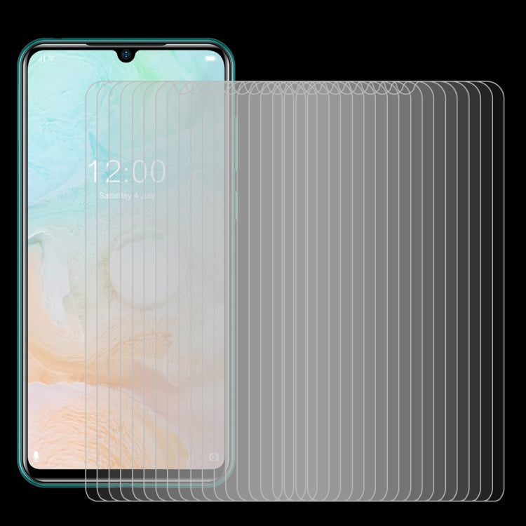 50 PCS For Doogee N20 Pro 0.26mm 9H 2.5D Tempered Glass Film My Store