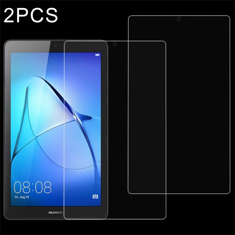 2 PCS for  HUAWEI MediaPad T3 7.0 inch 0.3mm 9H Surface Hardness Full Screen Tempered Glass Screen Protector-Reluova