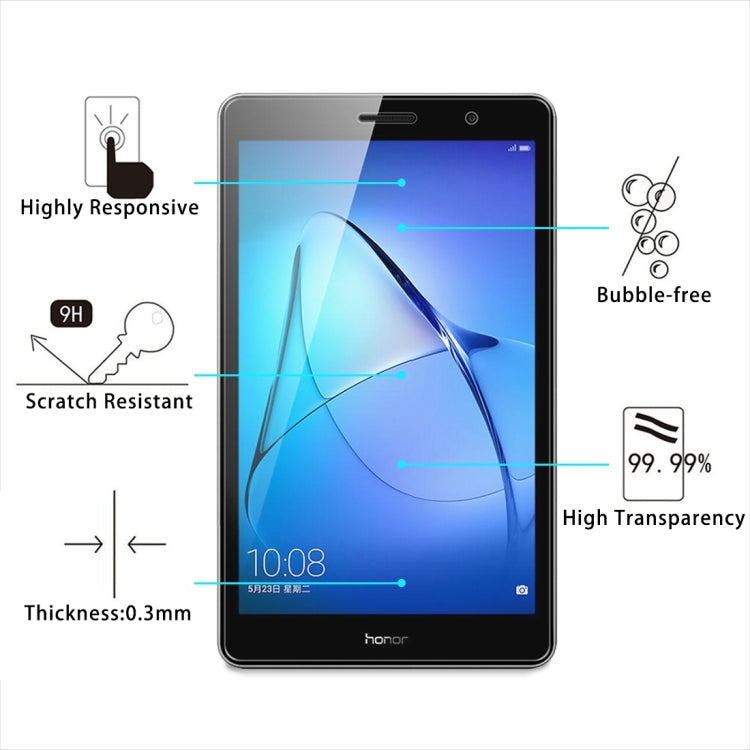 For HUAWEI MediaPad T3 8.0 inch 0.3mm 9H Surface Hardness Full Screen Tempered Glass Screen Protector My Store