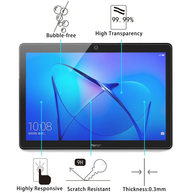 For HUAWEI MediaPad T3 10 9.6 inch 0.3mm 9H Surface Hardness Full Screen Tempered Glass Screen Protector My Store