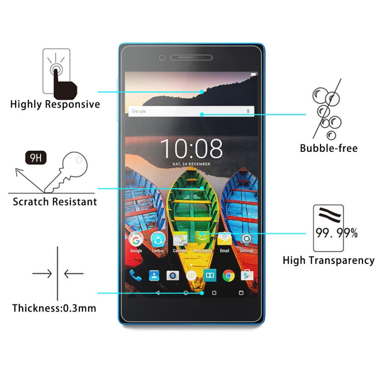 For Lenovo Tab3 730M 0.3mm 9H Surface Hardness Tempered Glass Screen Protector My Store