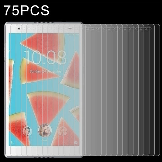 75 PCS for Lenovo Tab4 8 Plus / TB-8704 / TB-8704F 0.3mm 9H Surface Hardness Tempered Glass Screen Protector My Store