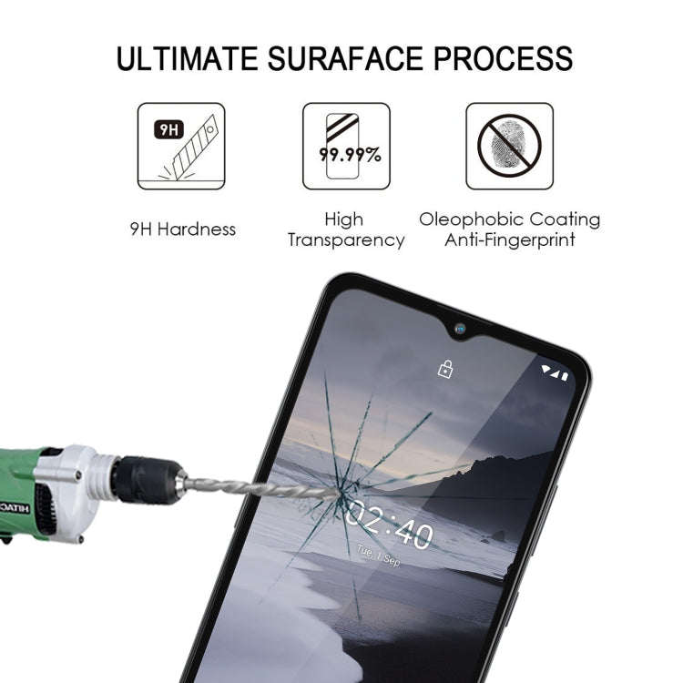 For Nokia 2.4 Full Glue Full Cover Screen Protector Tempered Glass Film