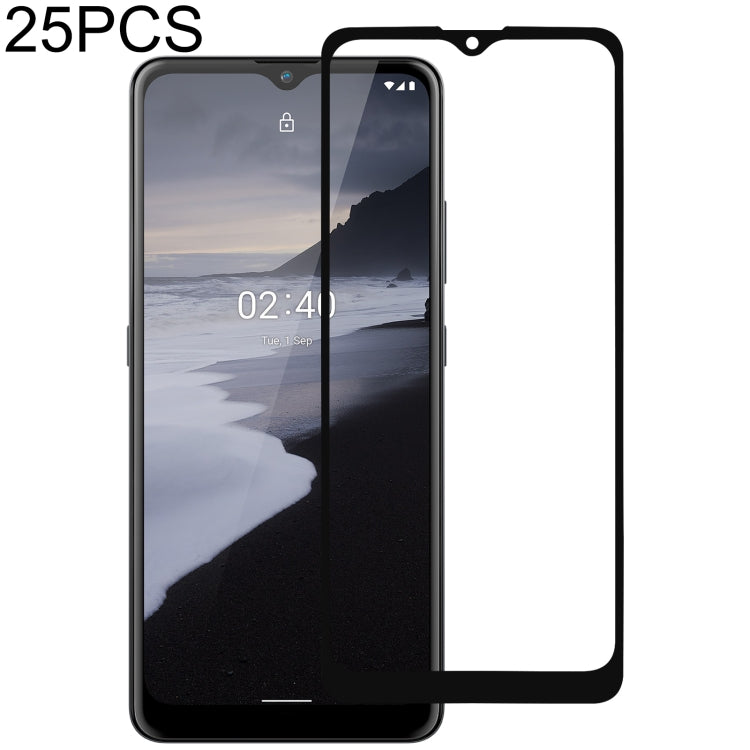 For Nokia 2.4 25 PCS Full Glue Full Cover Screen Protector Tempered Glass Film My Store