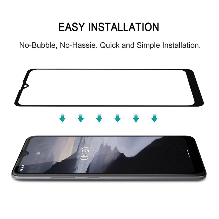 For Nokia 2.4 25 PCS Full Glue Full Cover Screen Protector Tempered Glass Film