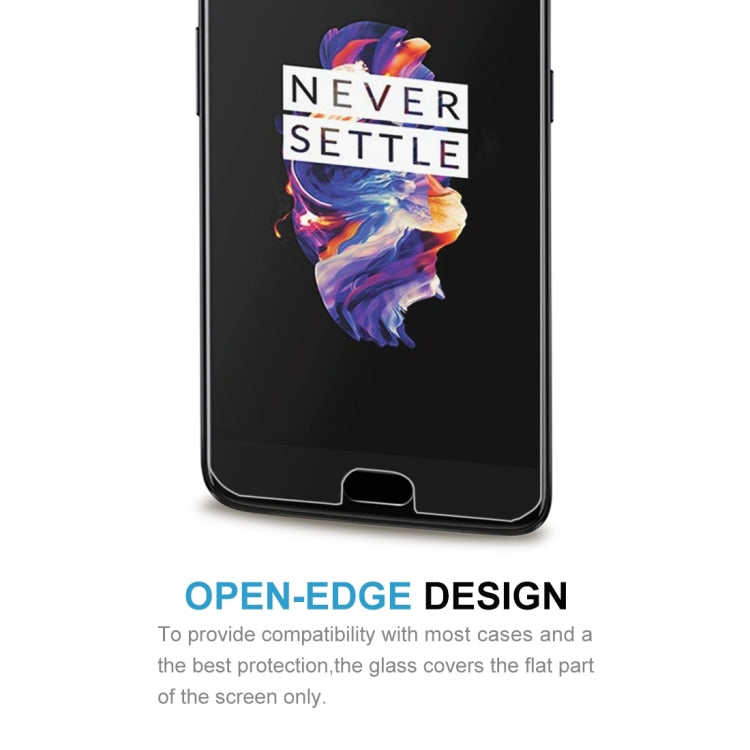 For OnePlus 5 0.3mm 9H Surface Hardness 2.5D Explosion-proof Non-full Screen Tempered Glass Screen Film My Store