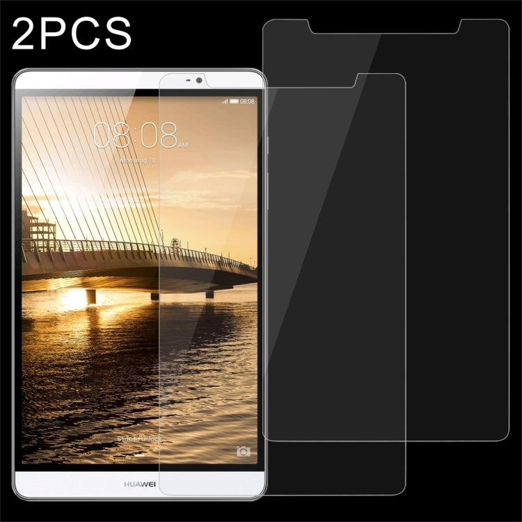 2 PCS 9 inch Universal 0.4mm 9H Surface Hardness Tempered Glass Screen Protector-Reluova