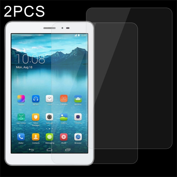 2 PCS 8 inch Universal 0.4mm 9H Surface Hardness Tempered Glass Screen Protector-Reluova