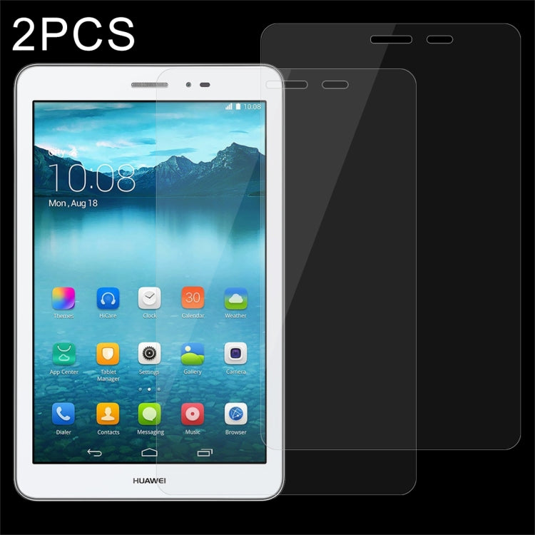 2 PCS for Huawei MediaPad T2 8.0 Pro 0.4mm 9H Surface Hardness Full Screen Tempered Glass Screen Protector-Reluova