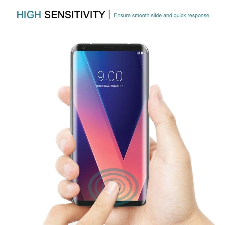 For LG V30 0.26mm 9H Surface Hardness 3D Curved Full Screen Tempered Glass Screen Protector My Store