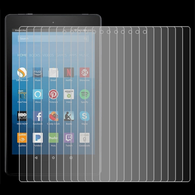 75 PCS 0.3mm 9H Full Screen Tempered Glass Film for Amazon Kindle  Fire HD 8 2016