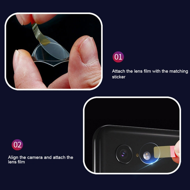 10 PCS For Google Pixel 4 2.5D Transparent Rear Camera Lens Protector Tempered Glass Film