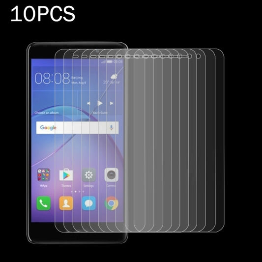 10 PCS for  Huawei Y3 2017 0.3mm 9H Surface Hardness 2.5D Explosion-proof Full Screen Tempered Glass Screen Film