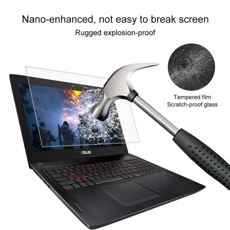 Laptop Screen HD Tempered Glass Protective Film for ASUS ROG GL502VM 15.6 inch My Store