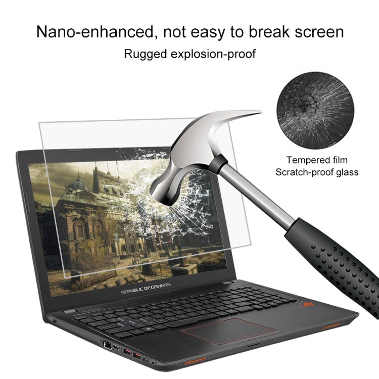 Laptop Screen HD Tempered Glass Protective Film for ASUS ROG GL553VD 15.6 inch My Store