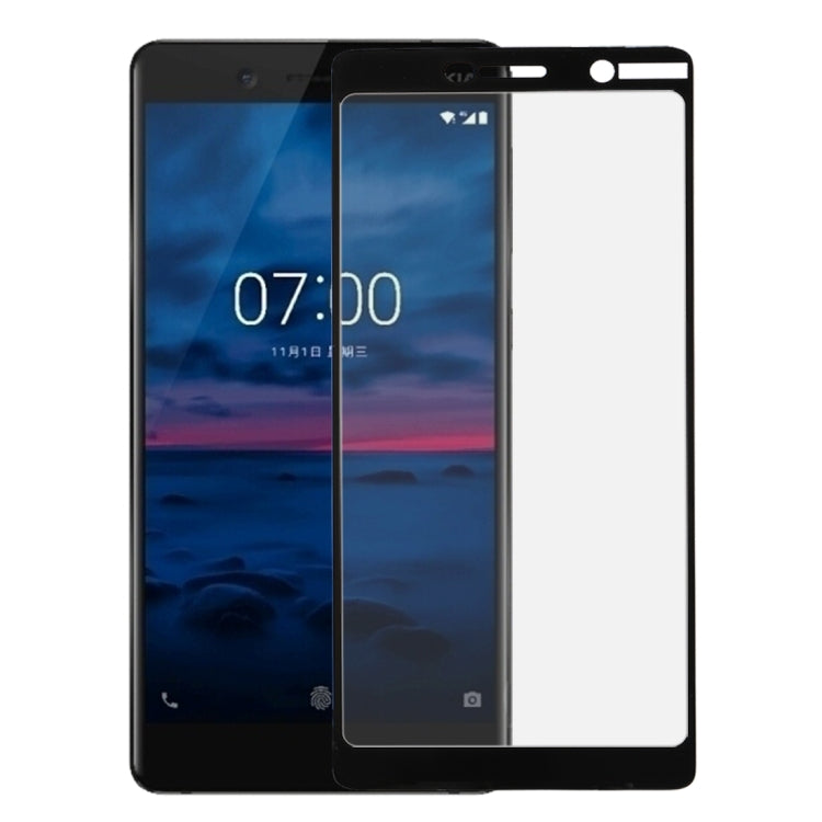 For Nokia 7 0.3mm 9H Surface Hardness 2.5D Explosion-proof Full Screen Tempered Glass Film