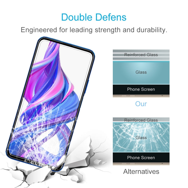 For Huawei Honor 9X 50 PCS 0.26mm 9H 2.5D Tempered Glass Film My Store