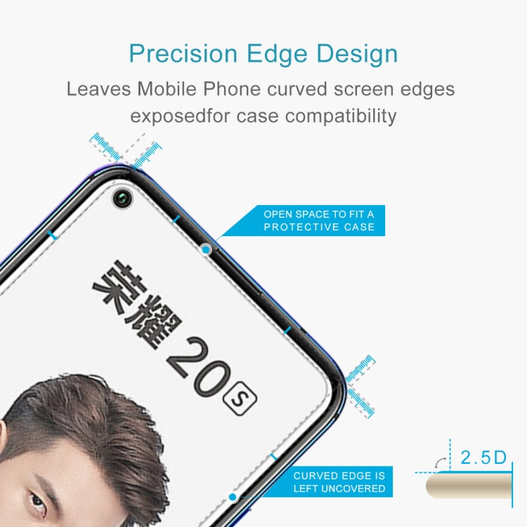 For Huawei Honor 20s 50 PCS 0.26mm 9H 2.5D Tempered Glass Film