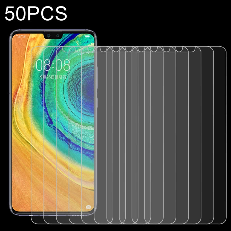 For Huawei Mate 30  50 PCS 0.26mm 9H 2.5D Tempered Glass Film My Store