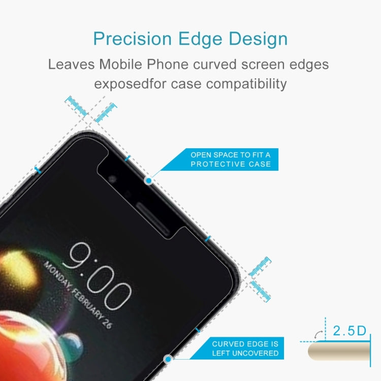 For LG K8 (2018) 0.26mm 9H Surface Hardness 2.5D Explosion-proof Tempered Glass Screen Film My Store