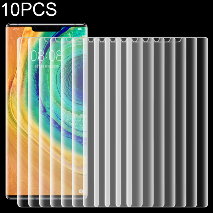 10 PCS for Huawei Mate 30 Pro / Mate 30E Pro 5G / Mate 30 RS Porsche Design Ultra Slim 9H 2.5D Tempered Glass Screen Protective Film