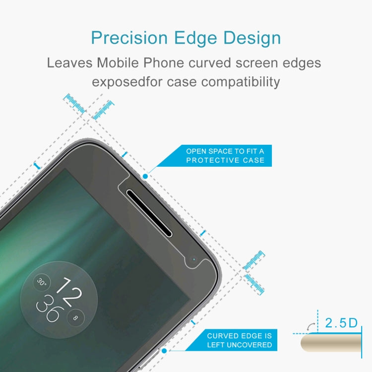 0.26mm 9H 2.5D Tempered Glass Film for Motorola Moto G4 Play