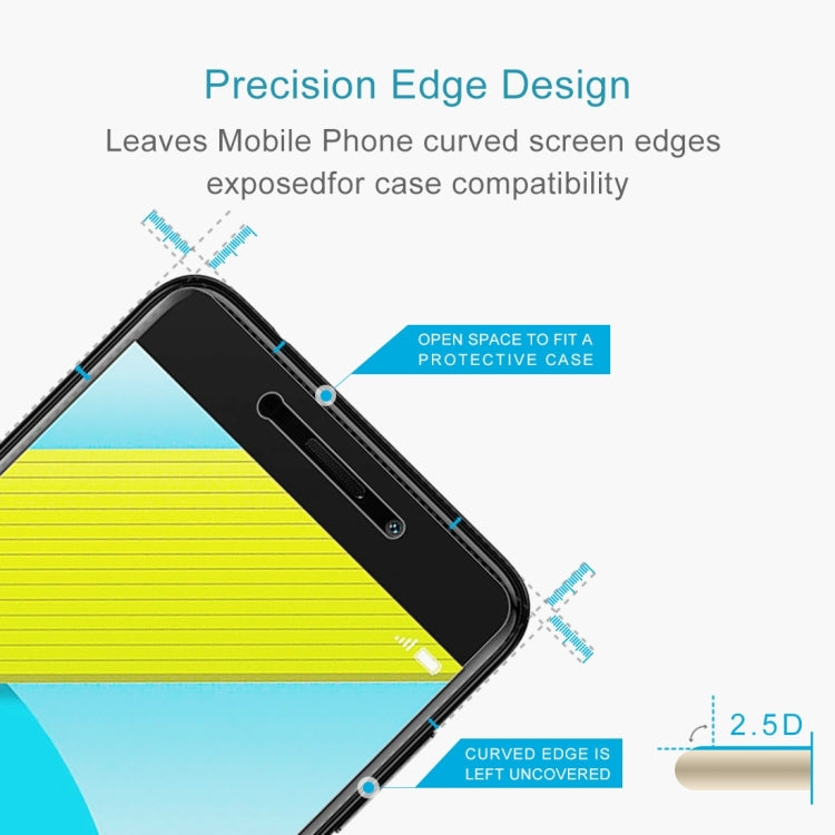 For Huawei Honor 6C Pro 0.26mm 9H Surface Hardness 2.5D Explosion-proof Tempered Glass Screen Film My Store