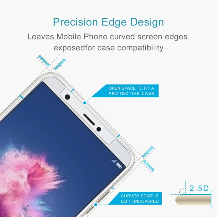 2 PCS for Huawei P smart / Enjoy 7S 0.26mm 9H Surface Hardness 2.5D Curved Tempered Glass Screen Protector Film-Reluova