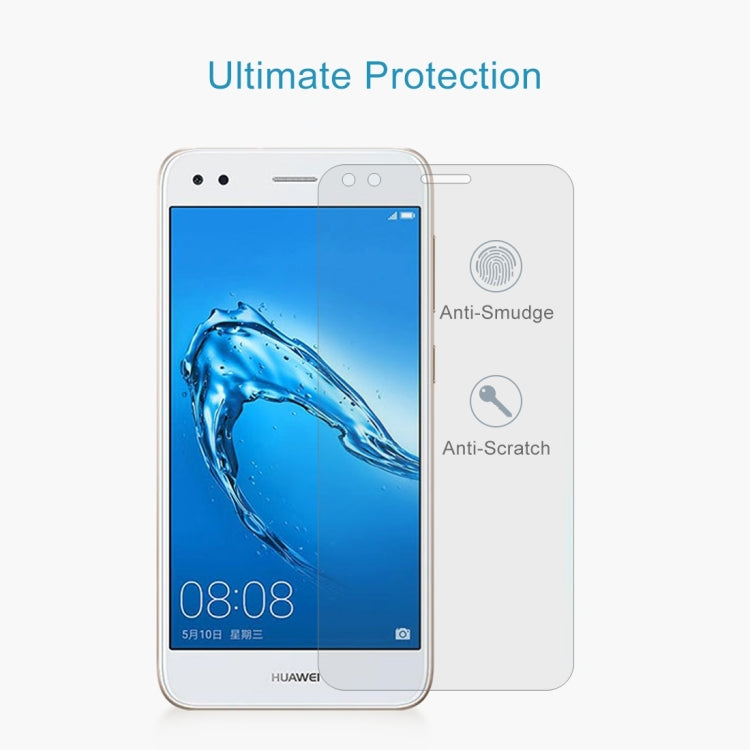 50 PCS for Huawei Y6 Pro (2017) 0.26mm 9H Surface Hardness 2.5D Curved Edge Tempered Glass Screen Protector My Store