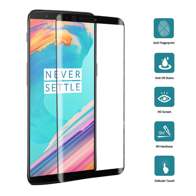 For OnePlus 5T 3D Curved Edge 9H Hardness HD Tempered Glass Screen Protector My Store