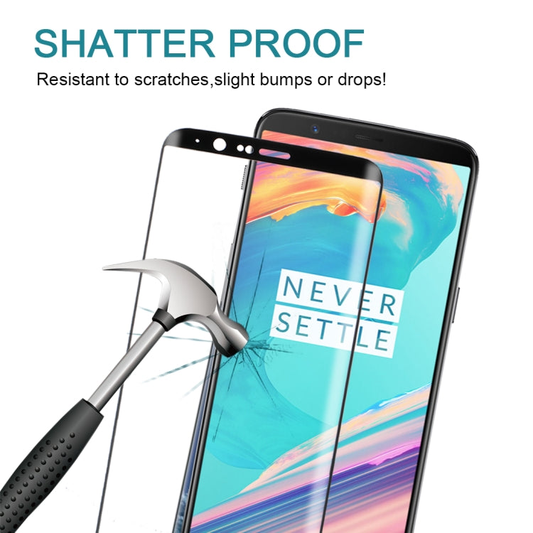 For OnePlus 5T 3D Curved Edge 9H Hardness HD Tempered Glass Screen Protector My Store