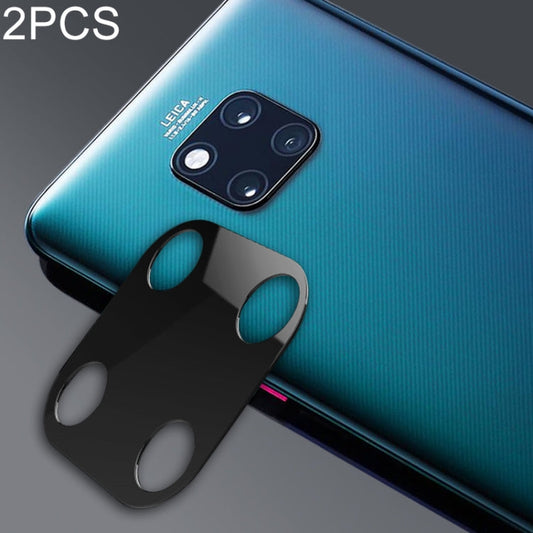 2 PCS 10D Full Coverage Mobile Phone Metal Rear Camera Lens Protection Ring Cover for Huawei Mate 20 Pro-Reluova