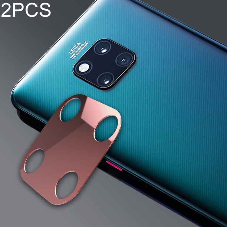 2 PCS 10D Full Coverage Mobile Phone Metal Rear Camera Lens Protection Ring Cover for Huawei Mate 20 Pro-Reluova