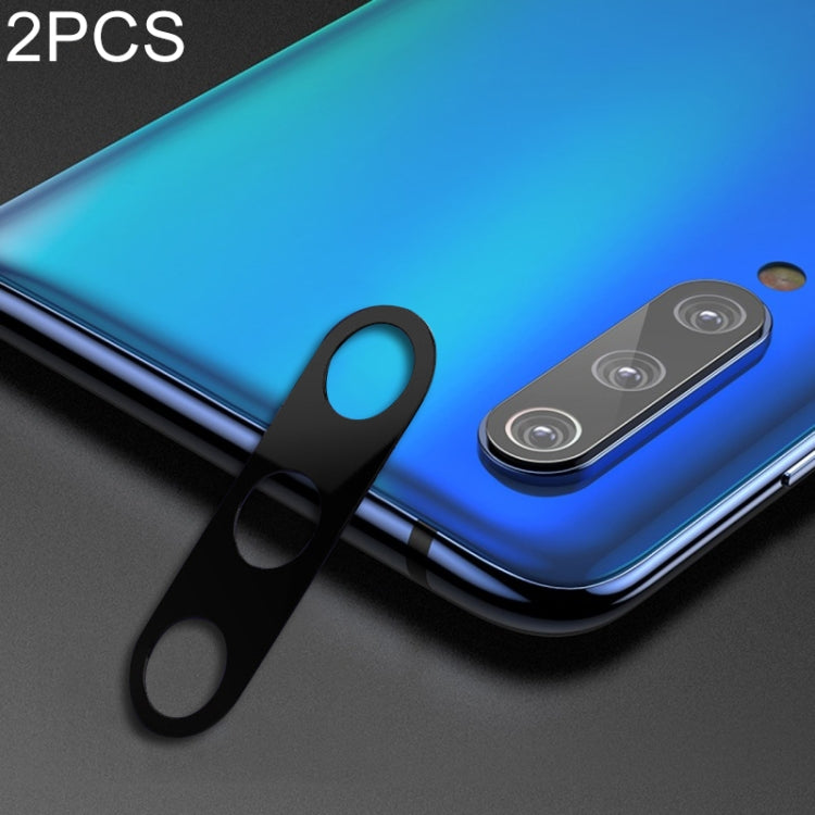 2 PCS 10D Full Coverage Mobile Phone Metal Rear Camera Lens Protection Ring Cover for Xiaomi Mi 9-Reluova