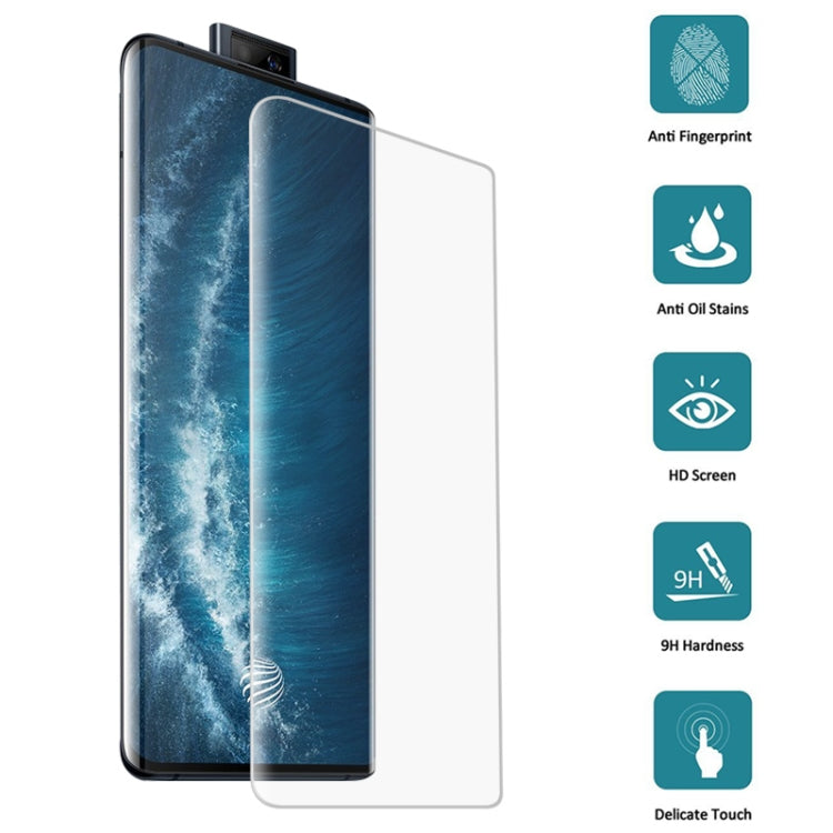 For Vivo NEX 3S 5G 9H HD 3D Curved Edge Tempered Glass Film (Black)