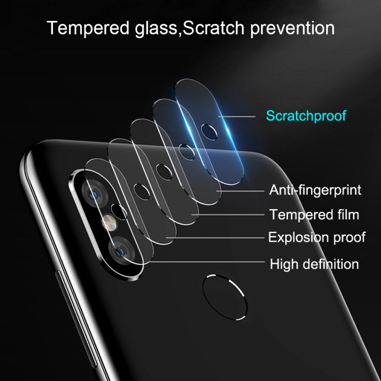 10 PCS For Xiaomi Black Shark 3 2.5D Transparent Rear Camera Lens Protector Tempered Glass Film