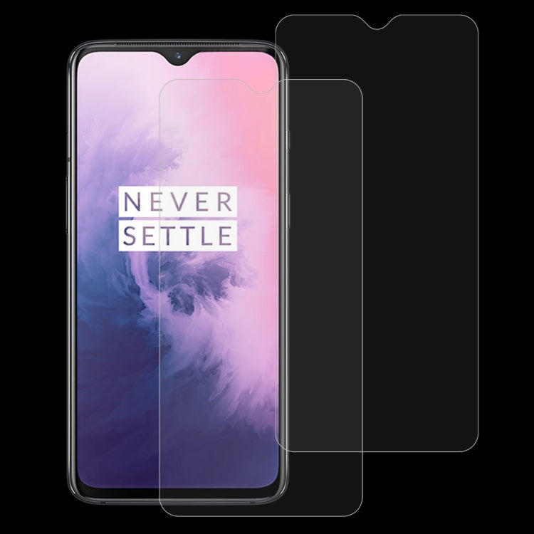 2 PCS 0.26mm 9H 2.5D Tempered Glass Film for OnePlus 7-Reluova