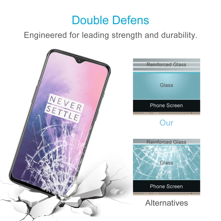 2 PCS 0.26mm 9H 2.5D Tempered Glass Film for OnePlus 7-Reluova