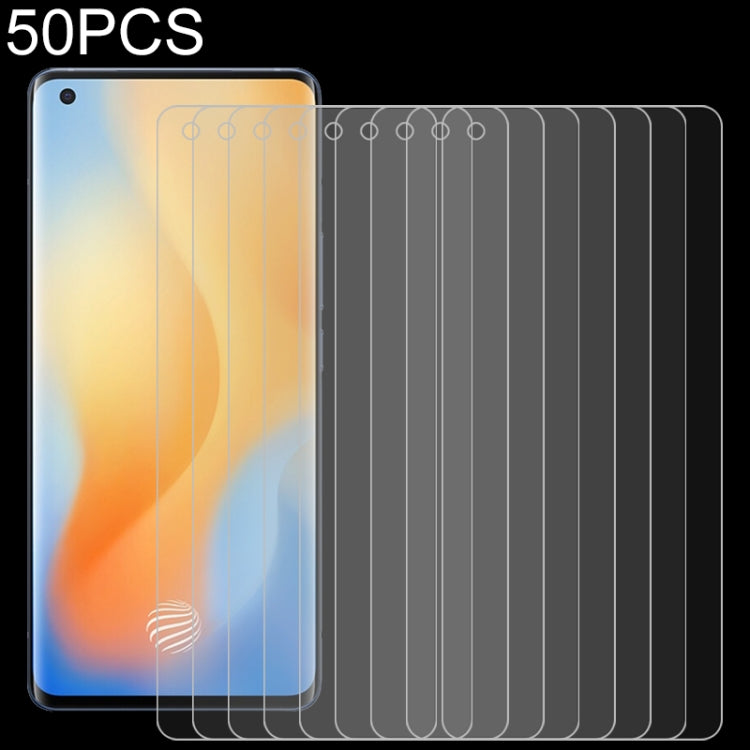 50 PCS For Vivo X50 / X50 5G 0.26mm 9H 2.5D Explosion-proof Tempered Glass Screen Film My Store