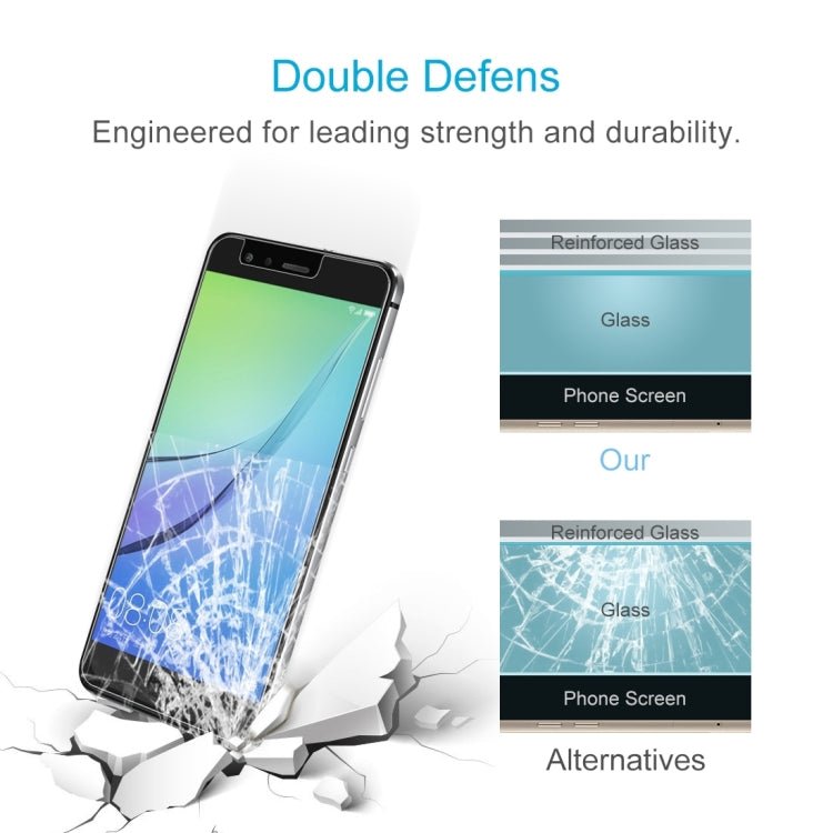 2 PCS 0.26mm 9H 2.5D Tempered Glass Film for Huawei nova Lite