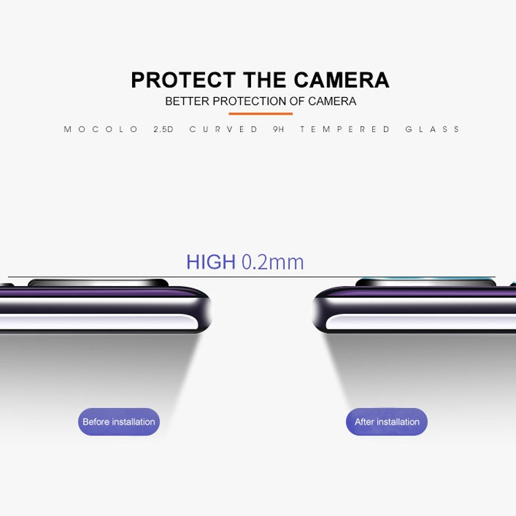 mocolo 0.15mm 9H 2.5D Round Edge Rear Camera Lens Tempered Glass Film for Huawei P20 Pro My Store