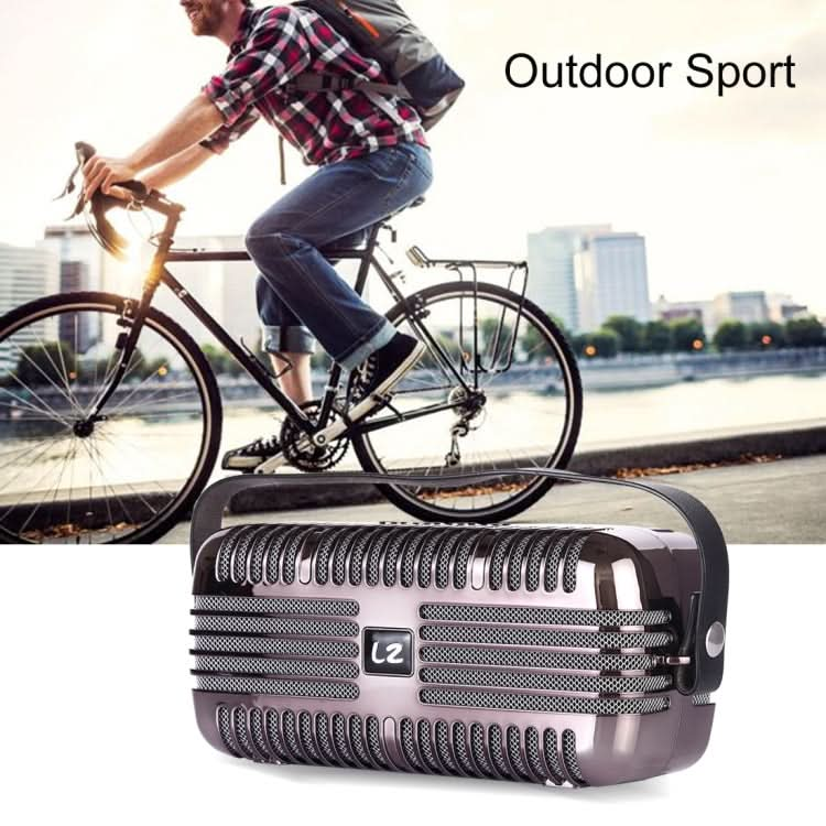 LZ E27 DC 5V Portable Wireless Speaker with Hands-free Calling, Support USB & TF Card & 3.5mm Aux