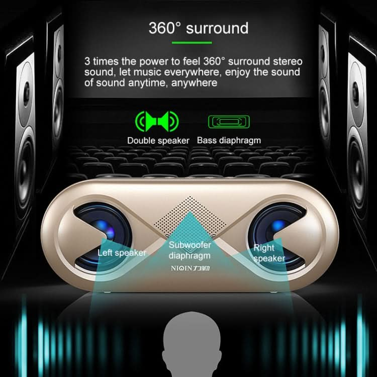 S6 Portable Subwoofer Mini Card Bluetooth Speaker