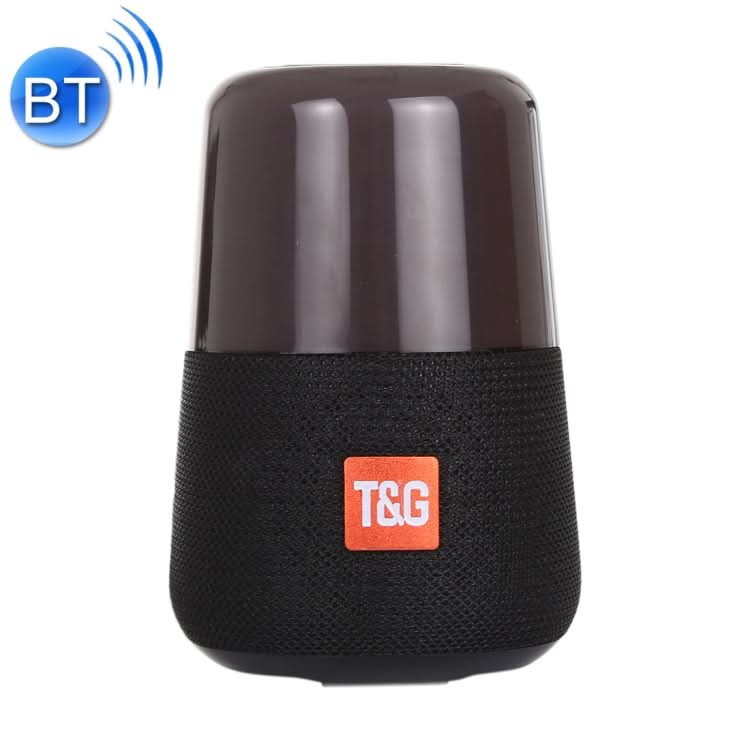 T&G TG168 Portable Wireless Bluetooth V5.0 Stereo Speaker with Handle, Built-in MIC, Support Flashing LED Light & TF Card & U Disk & AUX IN & FM